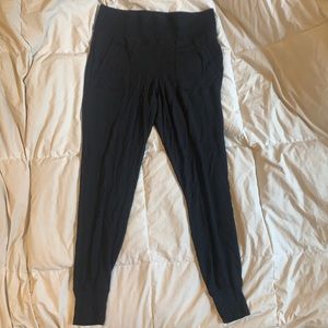 Black Athleta joggers, size small